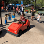 Girl with cerebral palsy enjoying LEGOLAND Florida