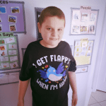 Boy standing in new sensory room