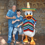 Joshua meeting Donald Duck